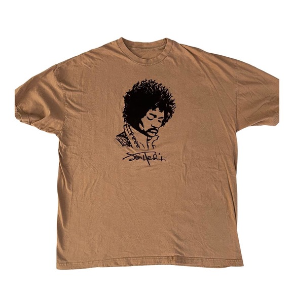 Jimi Hendrix Other - Jimi Hendrix Suede Print Tee Size XL